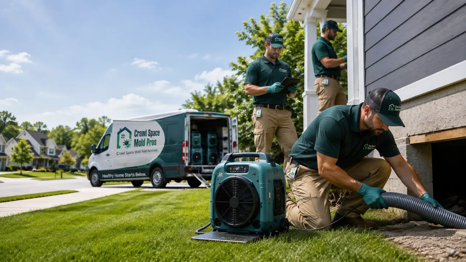 Crawl Space Mold Removal in Reardan, WA